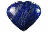 Polished Lapis Lazuli Heart - Pakistan #170957-1